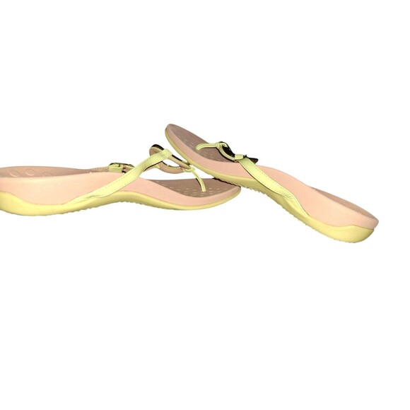 Vionic Karina Women Shadow Lime Slide Thong Post Comfort Orthotic Sandal Size 9 - Picture 6 of 16
